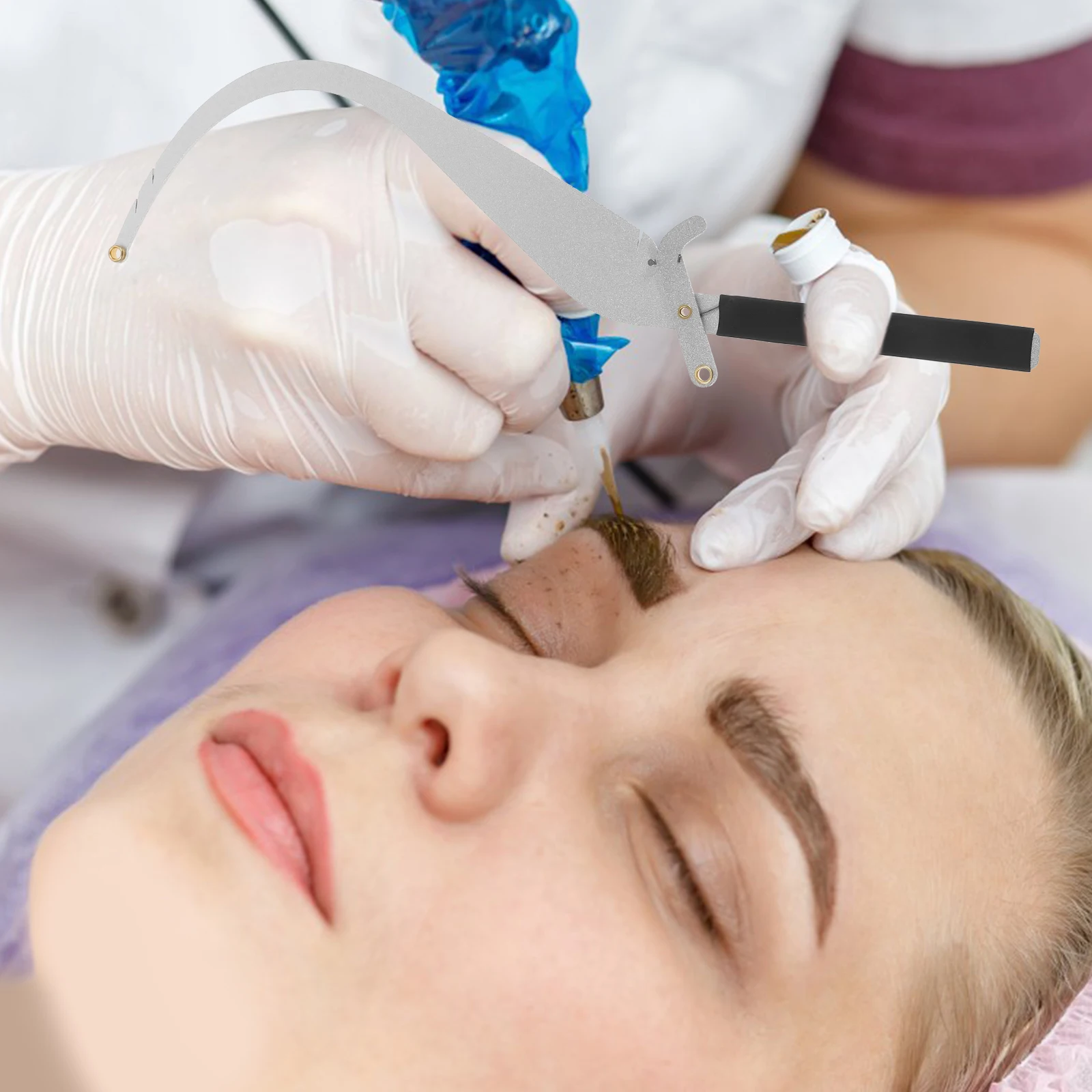 

1Set Eyebrow Positioning Ruler Accurate Drawing Shaping Tool Time Saving Professional Makeup Eyebrow Ruler Makeup Measuring Tool