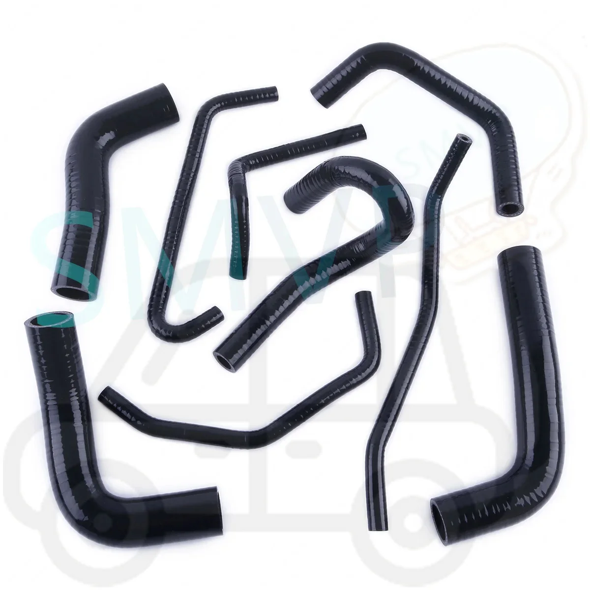 For 1994-1997 Mazda Miata MX5 MX-5 1.8L 1995 1996 Silicone Radiator Coolant & Heater Hose Kit 9PCS Upper and Lower