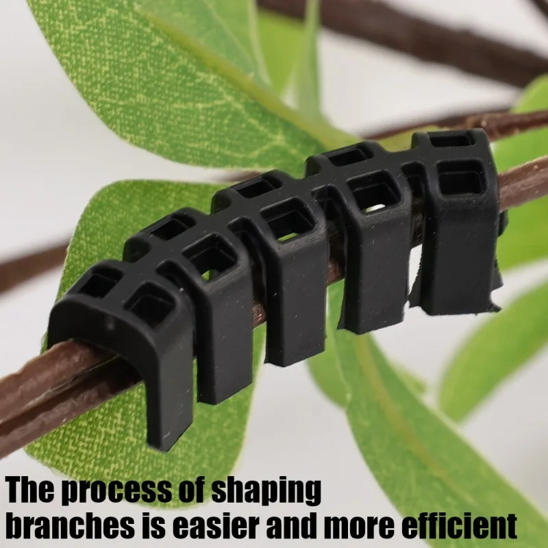 100/50PCS Plant Bender 90 Degree Low Stress Training Clip Reuseable Plant Stem Branche Bending Support Clamps Garden Supplies