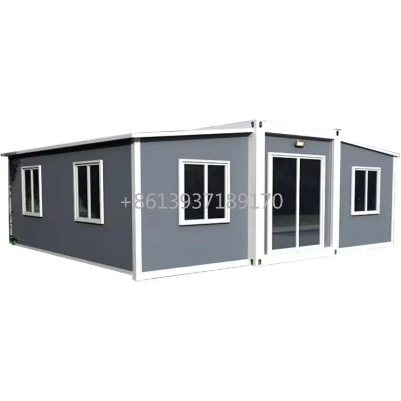 20ftPrefabricated Container House 3 Bedroom 1 Bathroom 1 Kitchen - Modern Prefab Villa, Insulated Expandable Container