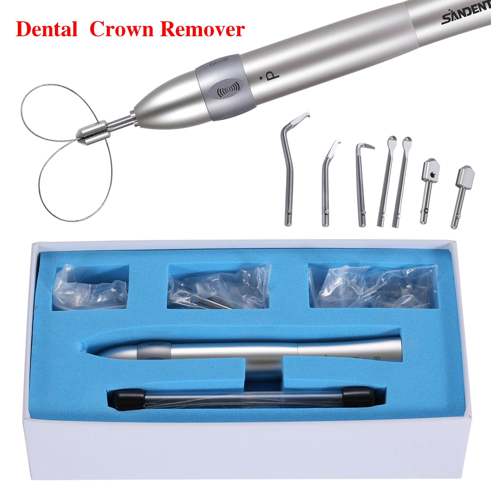 

Portable Dental Automatic Crown & Bridge Easy Remover Surgical Instruments Teeth Crowns Extractor NO Trauma Fit E-type Motors