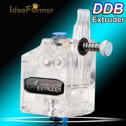 DDB Cloned Btech Dual Drive Bowden Direct Extruder for 3D Printer MK8 V6 Ender-3 CR10 Printer For 1.75mm TPU Flexible Filament