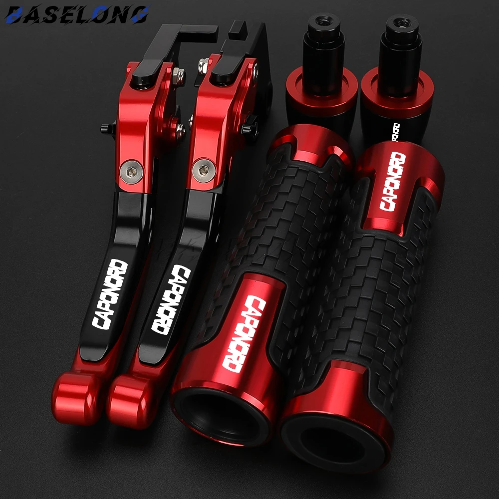 

For Aprilia ETV1000 CAPONORD 1000 2002 2003 2004 2005-2007 Motorcycle Adjustable Clutch Brake Levers Handle Bar End Grips Caps