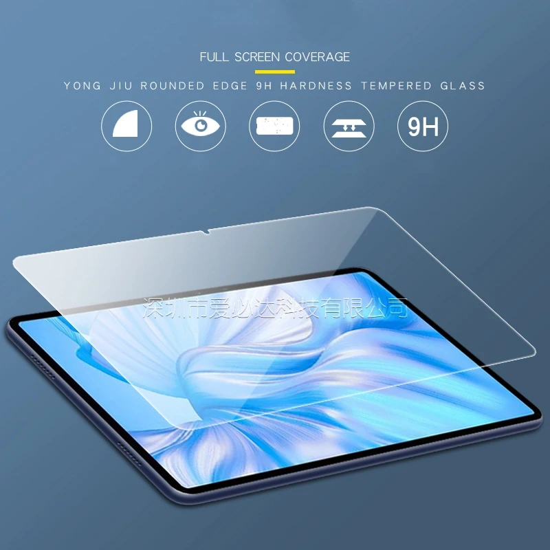 HD الزجاج المقسى للتابلت Oukitel ، حامي الشاشة ، ومكافحة تتحطم ، فيلم واقية ، OT5 ، 12"