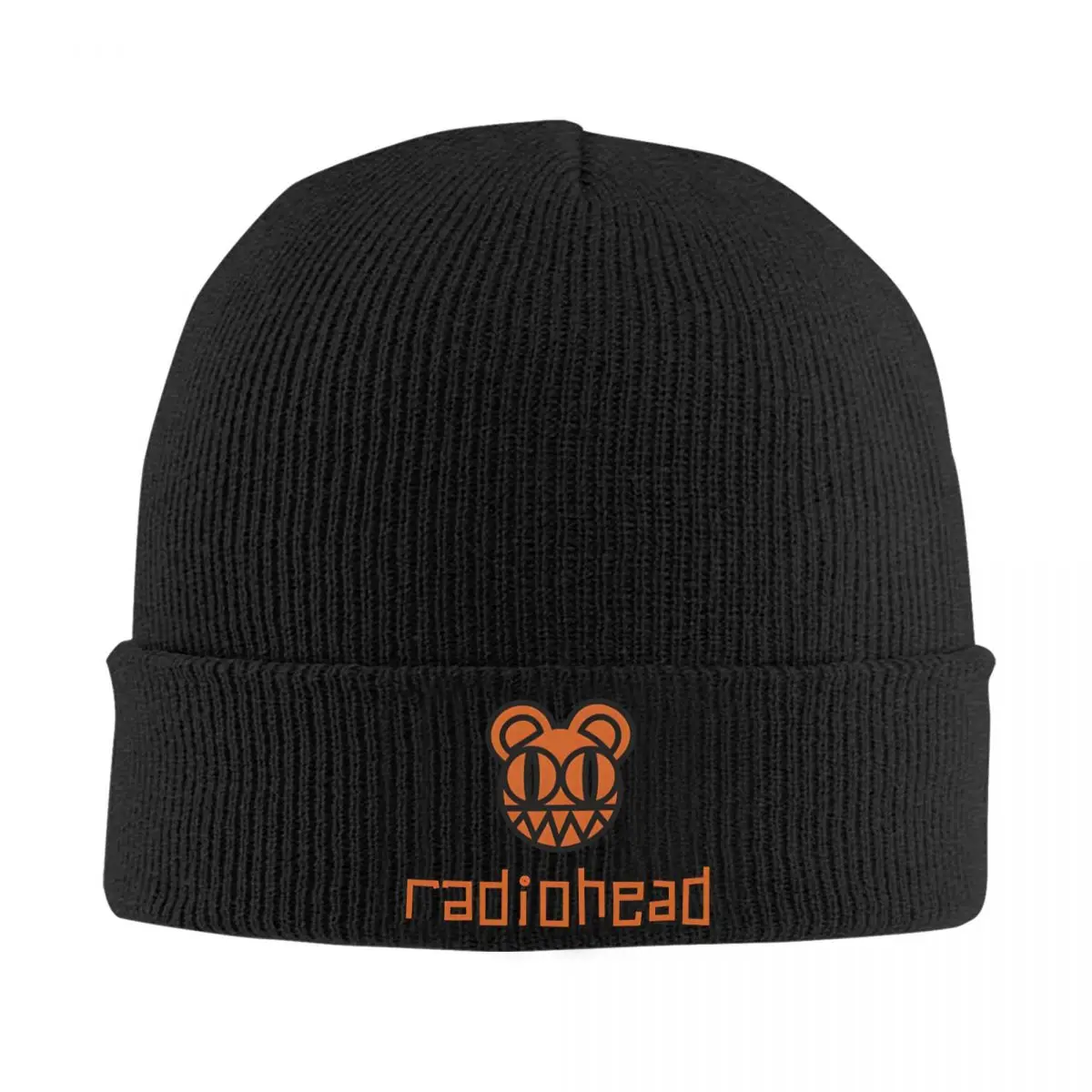 Radioheads Mouse Logo Beanie Hats Trendy Caps Adult Unisex Hippie Knitted Hat Autumn Custom Thermal Elastic Beanie Hats