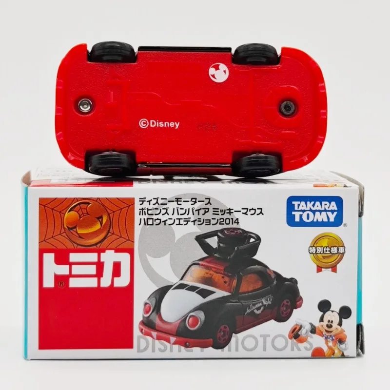 TAKARA TOMY Tomica DISNEY MOTORS Mickey und Minnie Halloween Special Edition Legierung Spielzeug Kraftfahrzeug Druckguss Metall Modell Geschenke