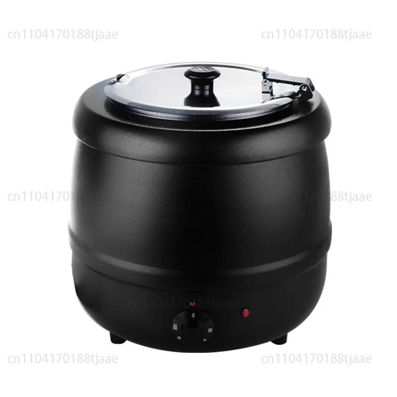 Electronic Warm Soup Pot Commercial 10L Insulated Pot Hotel Electric Heating Soup Stove