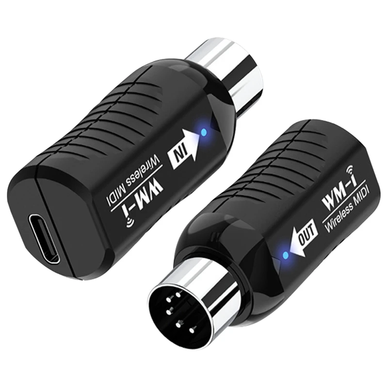 ミニワイヤレス伝送システム,エレキギター用の超低遅延ミディシステム,ギター接続