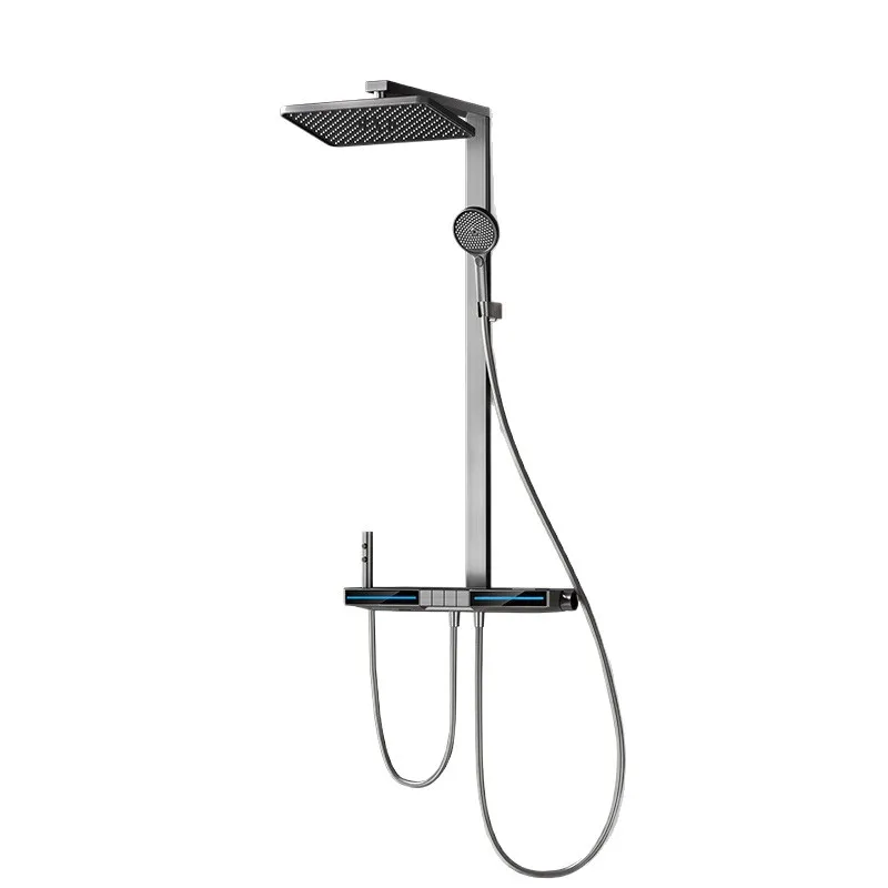 Smart digital shower set flagship version ambient light integrated shower y