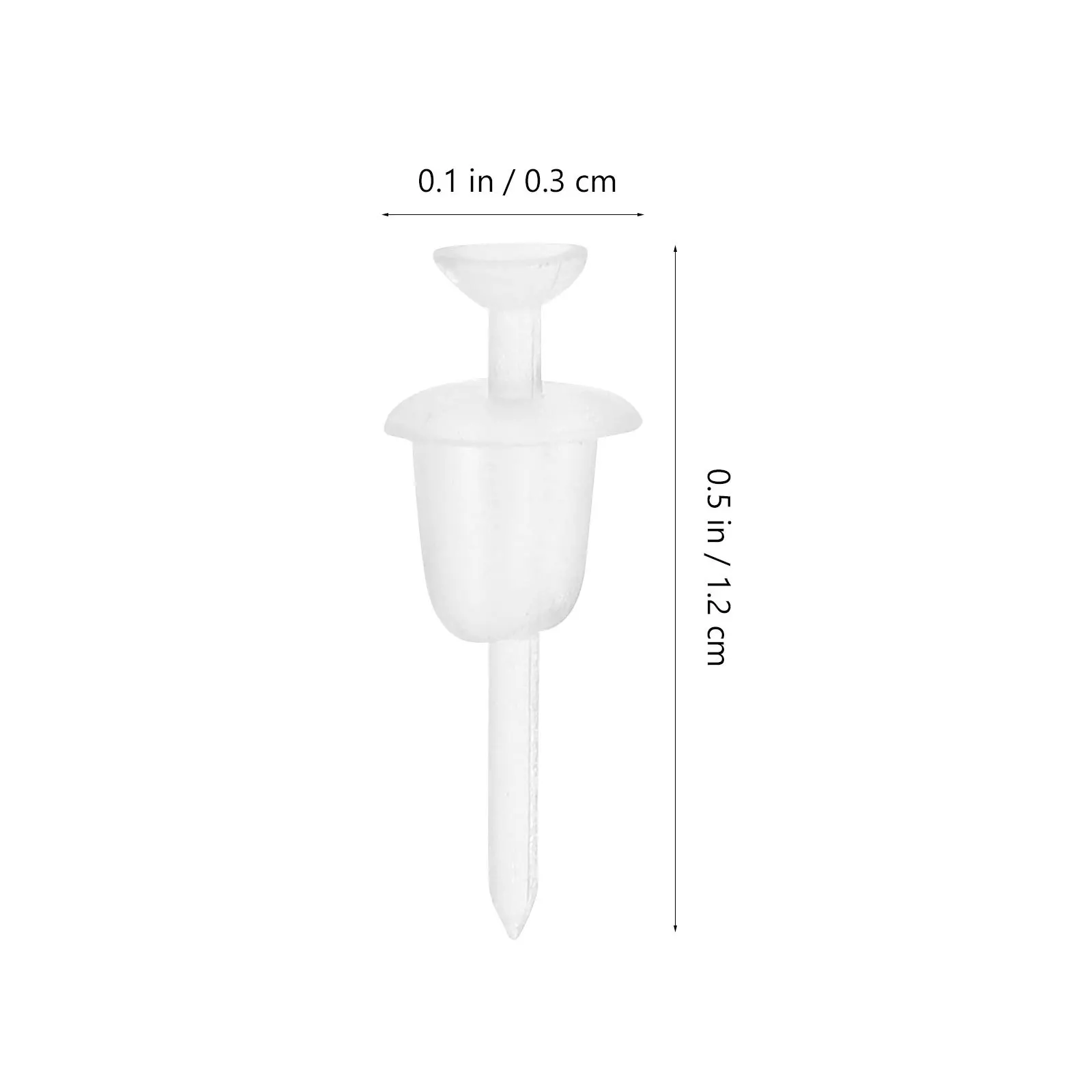 ظهور القرط ترصيع شفافة واضحة سدادات قفل آمنة لينة للأذنين الحساسة النوم الرياضة صنع المجوهرات اليومية