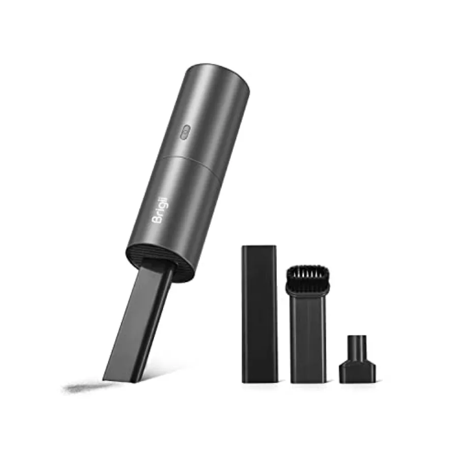 Mini Vacuum CleanerSmall Handheld Vacuum Cordless USB Rechargeable Dust Buster and Blower 2 in 1 Easy to Clean Desktop Keyboard