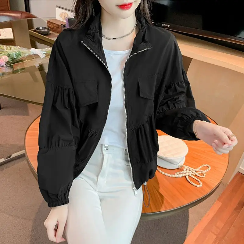 2024 New Autumn Jacket Women\'s French Style Design Loose Short Elegant Top Casual Loose Coat