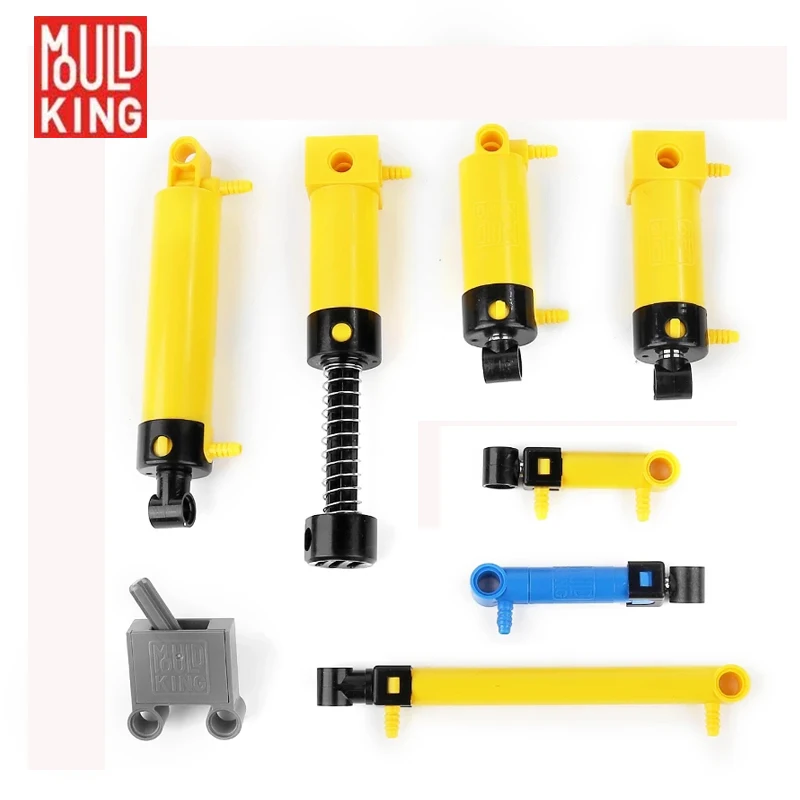 MOULD KING Car Accessories Fast Speed Charging Upgraded Powered Motor Module Pump Differential Building Block Brick Battery Toys