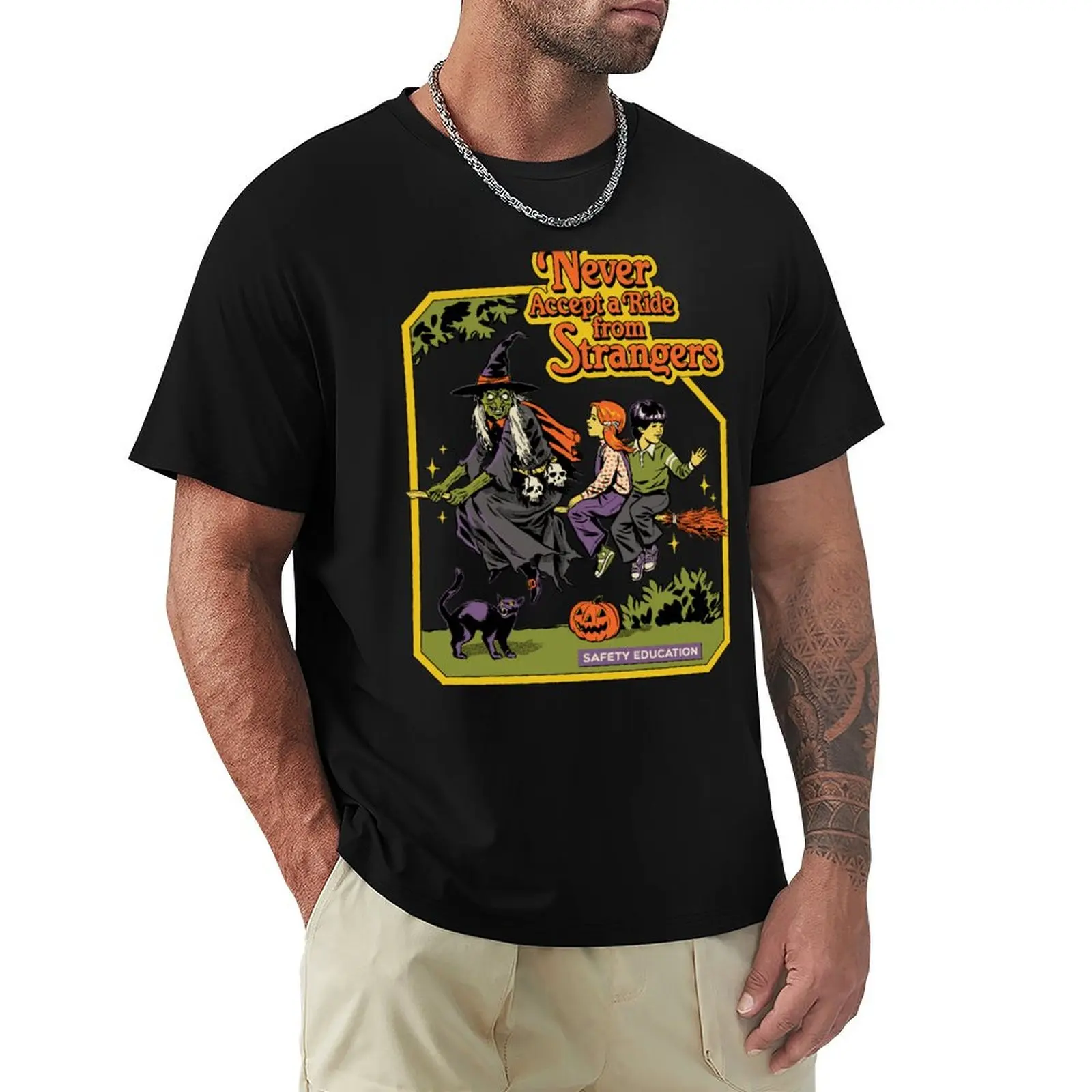 Never Accept A Ride T-Shirt Casual Daily Graphic Tee