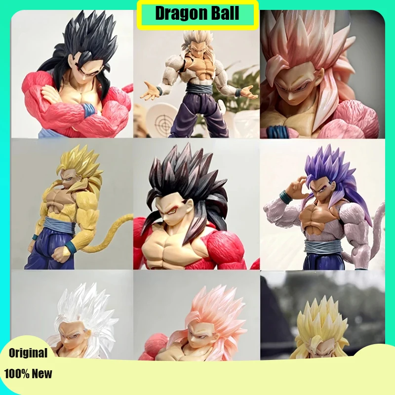 

BGK Dragon Ball Headsculpt SHF Super Saiyan 4 SSJ4 Son Gohan Custom Headsculpt Anime Action Figures Toys Model