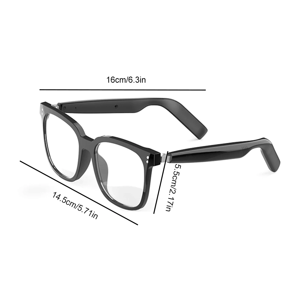Inteligentne okulary tłumaczące z filtrem światła niebieskiego, słuchawkami audio, funkcją rozmów, magnetyczną ramką, sportowe okulary przeciwsłoneczne do biura i szkoły.