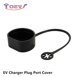 EV Charger Plug Cover IEC62196 Plug Protective Cover Holster for EV Charging Station EVSE Connector Replacement Dust Cap