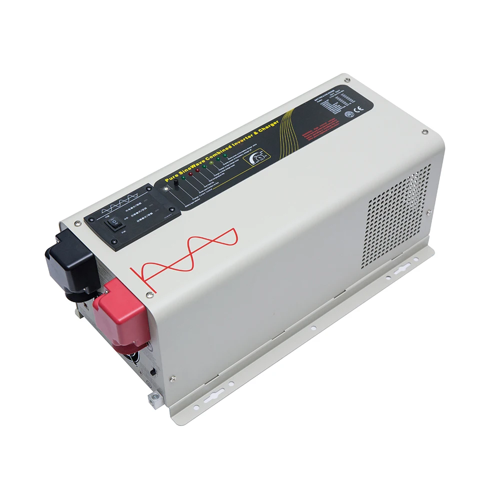 12V 24V DC to 110V 220V AC inverter ups with battery charger 2000W