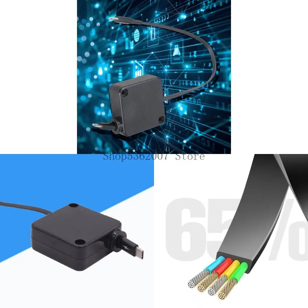 Dây mở rộng sạc và sync dữ liệu 110cm 100W 480Mbps Cáp có thể kéo dài 40JB