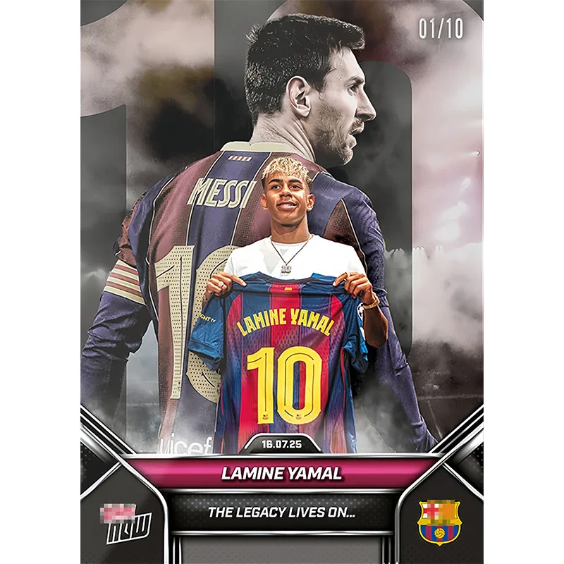 Panini Basketball Star Player Card Lamine Yamal Lionel Messi Biglietto da collezione Fan Regalo di compleanno di Natale Giocattolo per bambini