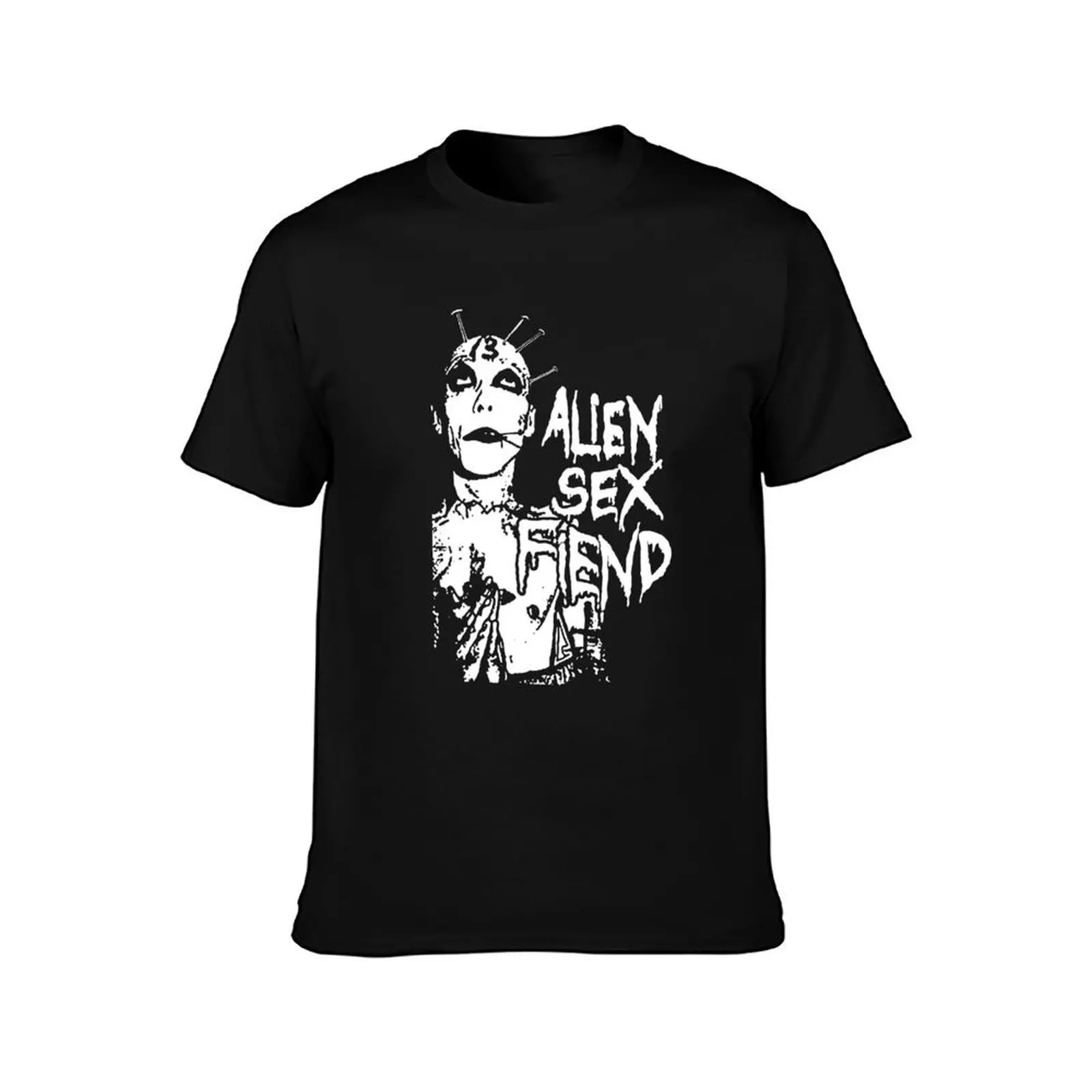 Alien-Sex-Fiend-T-Shirt Halloween Casual T-Shirt