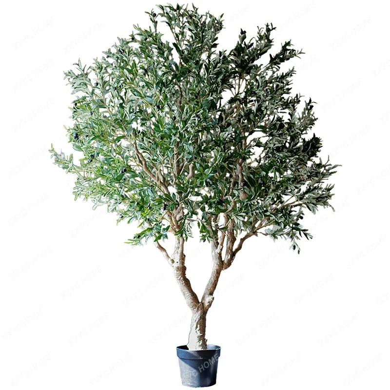 

Simulation Olive Tree Greenery Bonsai Large Plant Fake Bonsai Tree Nordic Floor Interior Decoration Ornaments