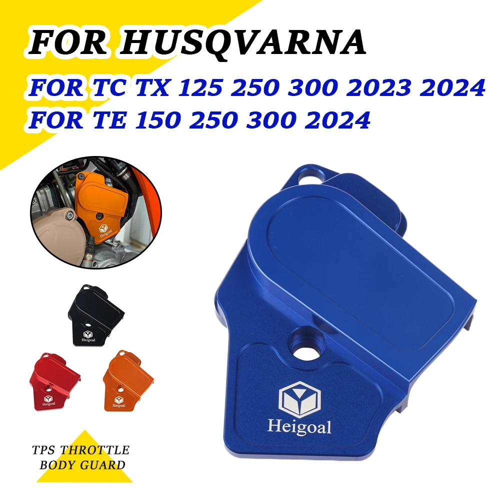 

For Husqvarna TE300 TC TX 125 250 300 2023 TE 150 300 2024 Accessories TPS Throttle Body Guard TBI Enduro Engineering Cover Cap