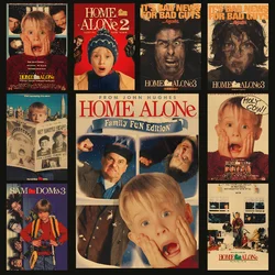 Home Alone Movie Poster Self-adhesive Art Waterproof Paper Sticker Coffee House Bar Room Wall Decor