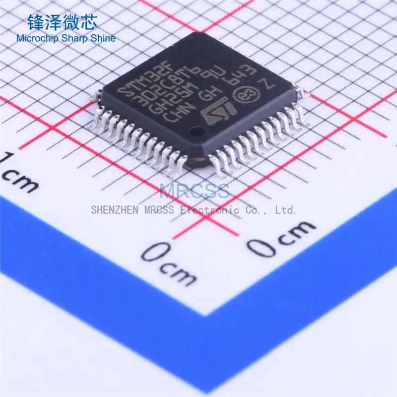 1PCS/LOTE STM32F302C8T6 STM32F 302C8T6 LQFP-48 100% New and original