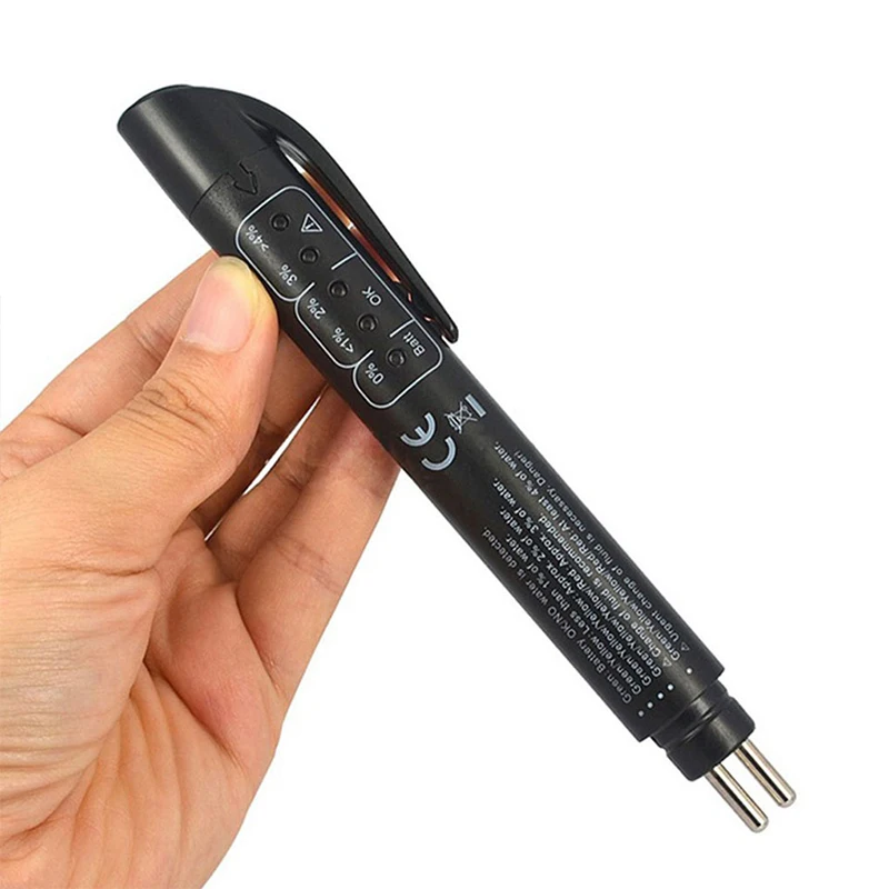 Universal Brake Fluid Tester Accurate Oil Quality Diagnostic Tools LED Indicator Liquid Testing Pen Automotive Brake Oil tester