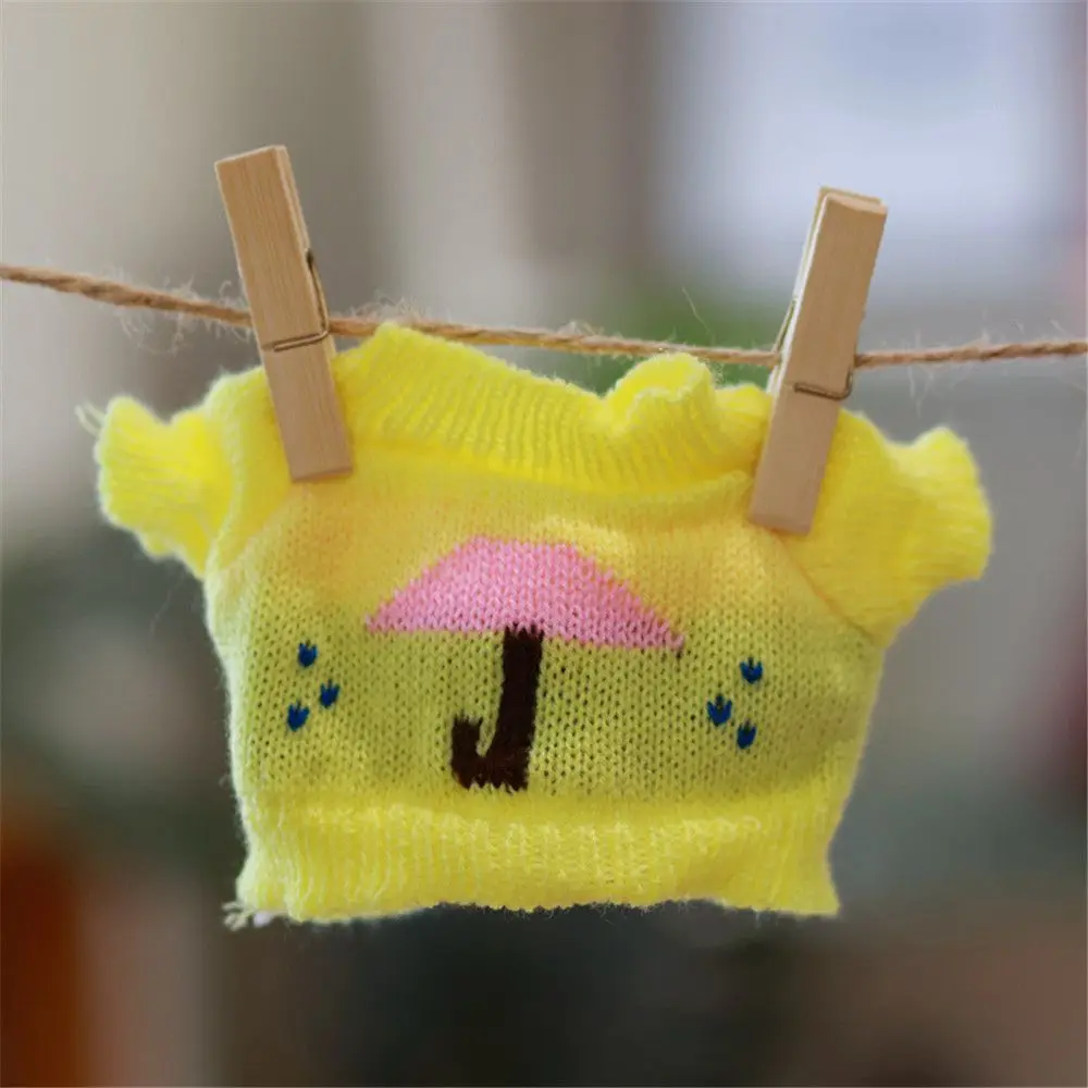 Cute Mini Birthday Gifts Hoodie Yellow Duck Overalls Dolls Accessories Kids Toys Plush Toy Clothes Sweater