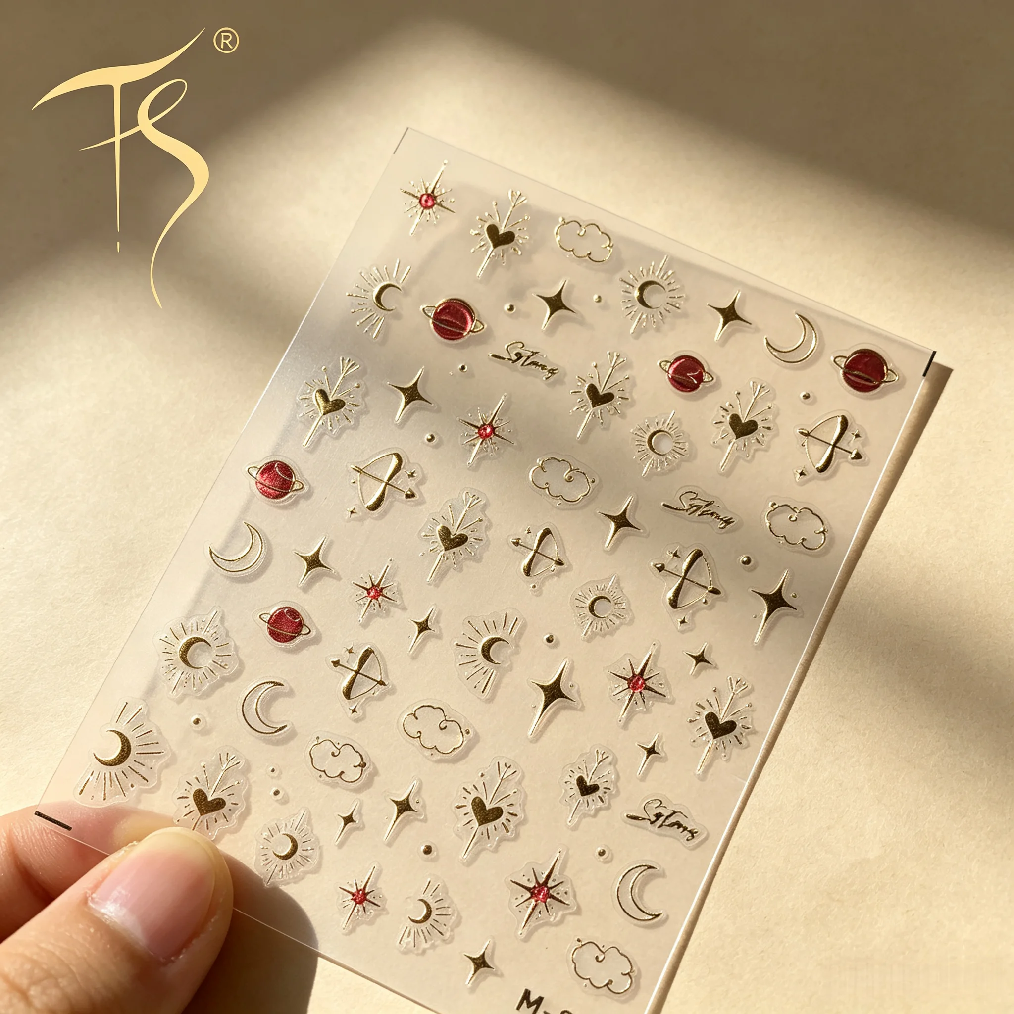 TENSOR NAIL Gold Moon Star Sat - Nail Art Elegan recension och pris