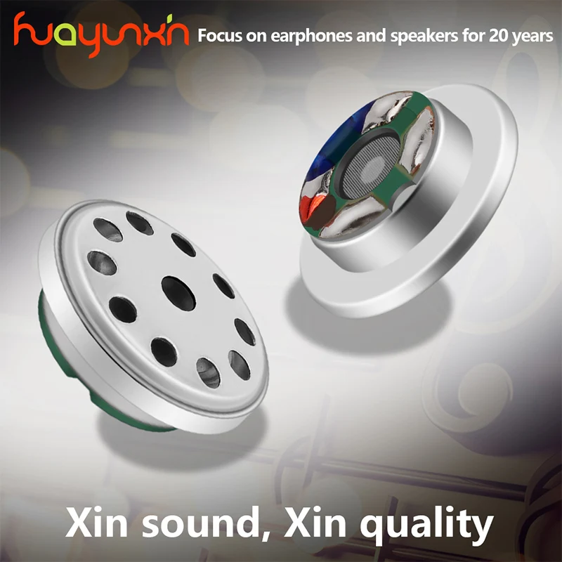 13.0mm 32ohm Hifi Headphone Double Magnet Neodymium Diaphragm Nanofiber Freeedge Composite Film Mini Full Frequency Speaker Unit