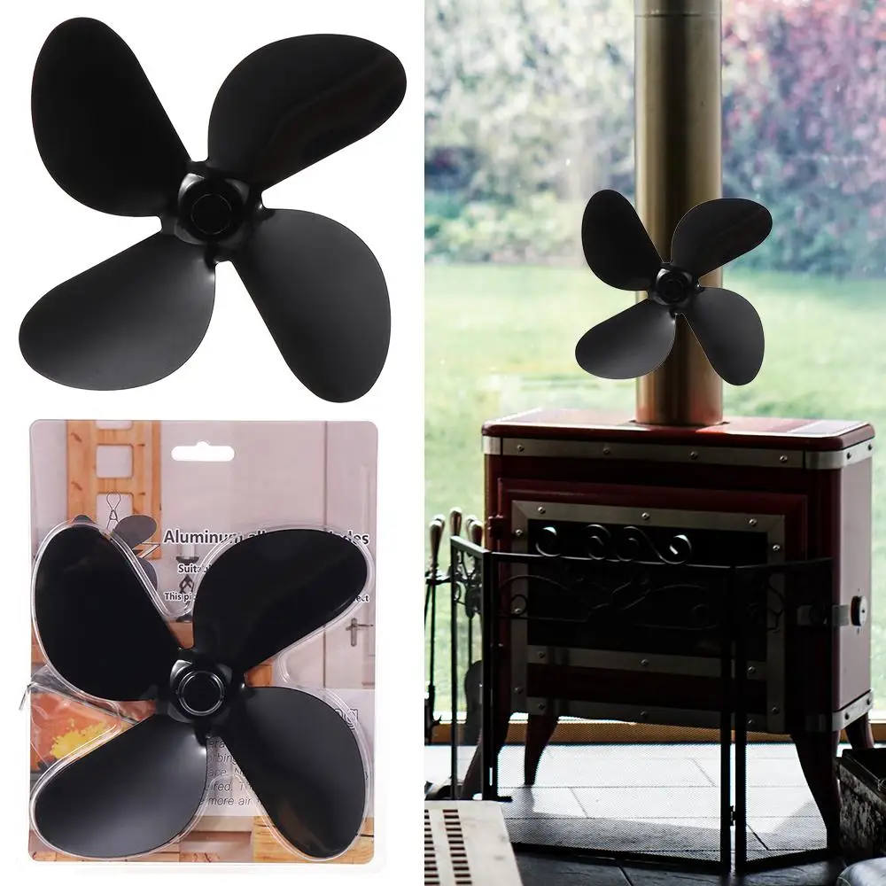 

Детали камина Ecofan, 4 лопасти для дровяной горелки, тепловая мощность печи, верхний вентилятор, распределение тепла, горение дров