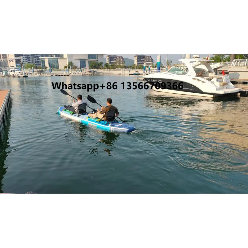 

Inflatable Fish Surfboard With Seat Pedal Outdoor Water Custom Sup Board