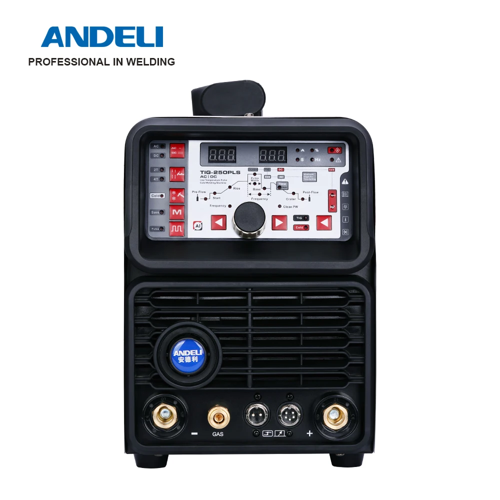 Saldatrice TIG ANDELI 110/220V TIG-250PLS saldatrice a freddo AC/DC saldatrice a freddo TIG Pulse saldatrice a freddo