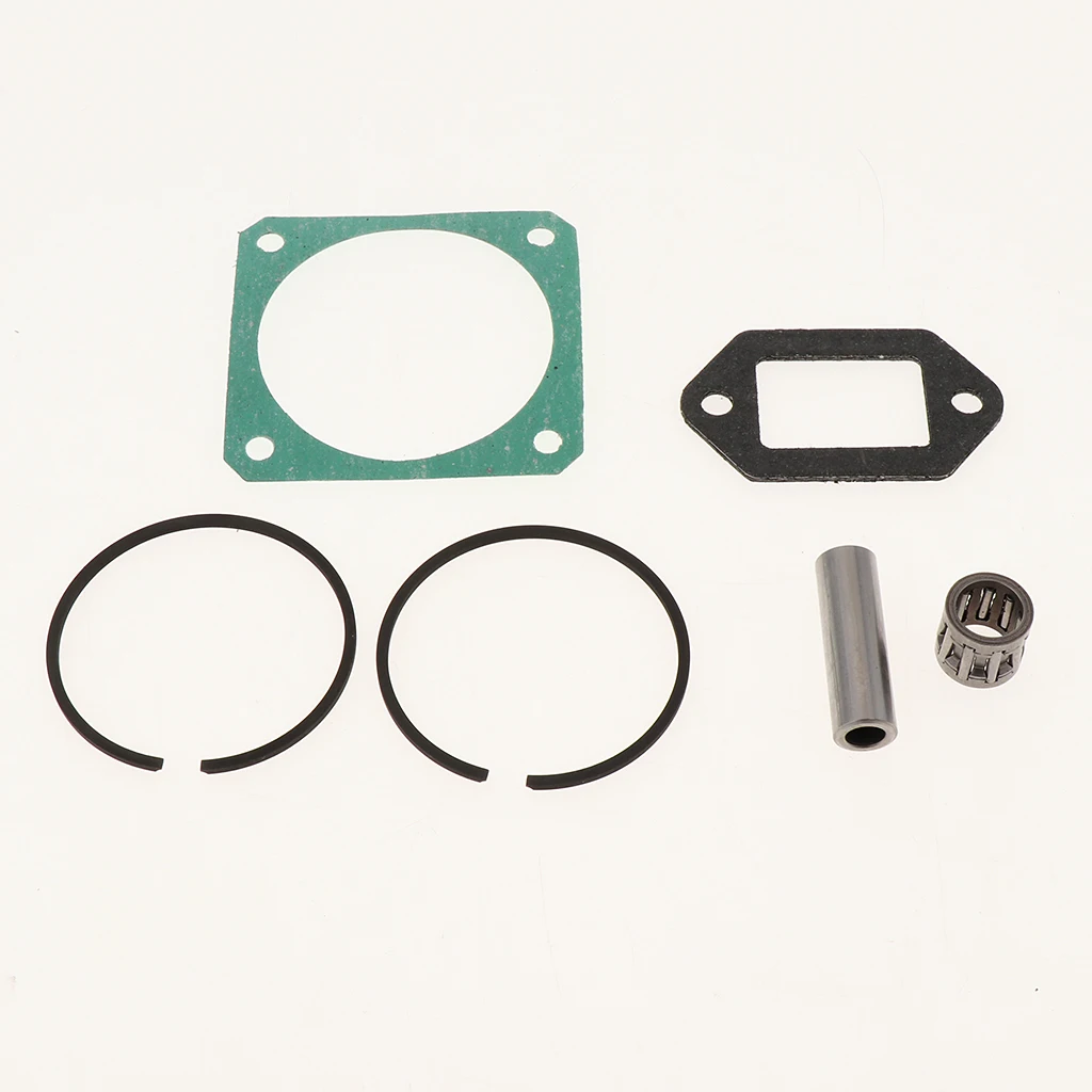 Chainsaw Parts Cylinder Kit Alloy Piston Assembly Engine Rings Bearing Replacement for 034 MS360