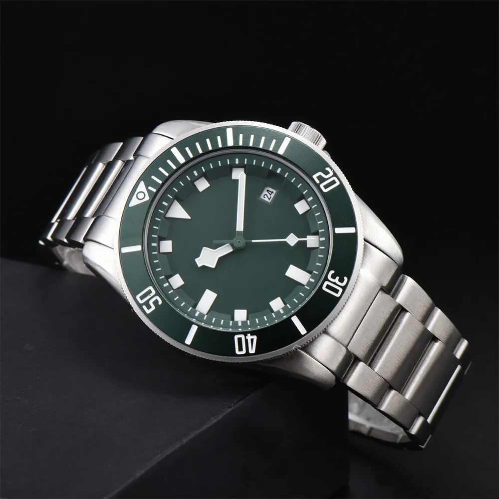

Fit M8215 Movement Watch 42.5mm Men Watches 2025 New silvery Steel Watch Design Waterproof 31.8MM Watch Dial