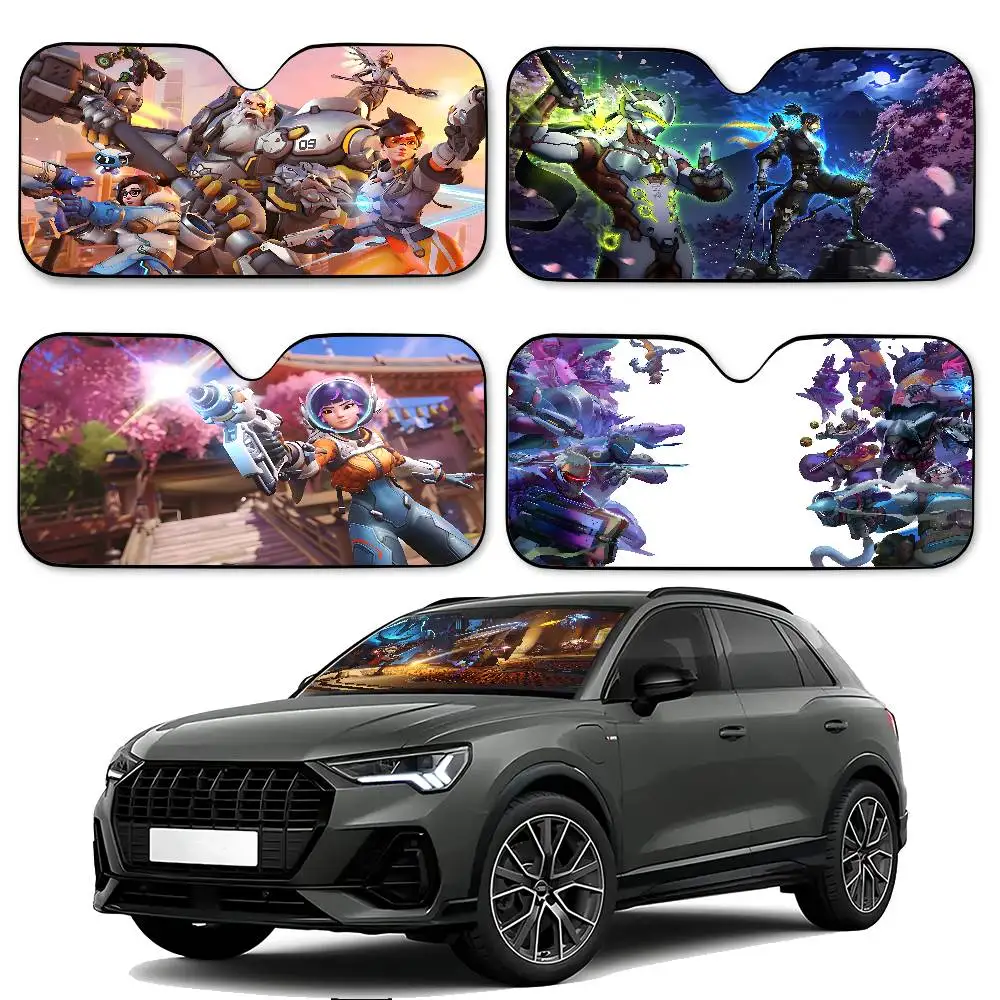 

Cool Game H-Overwatch-S Car SunShade Car Sunshade Covers Cover Universal Windscreen Folding Visor