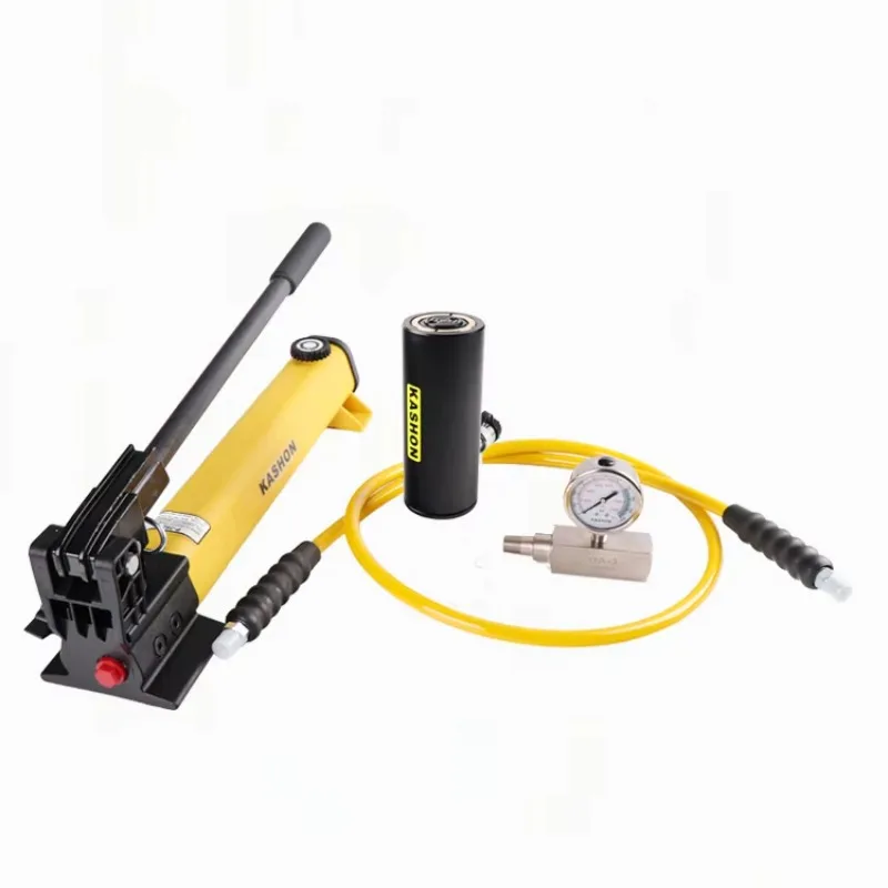 RAC-202 Aluminium 20 Ton Silinder Hidrolik Jack Aksi Tunggal dengan Pengembalian Pegas