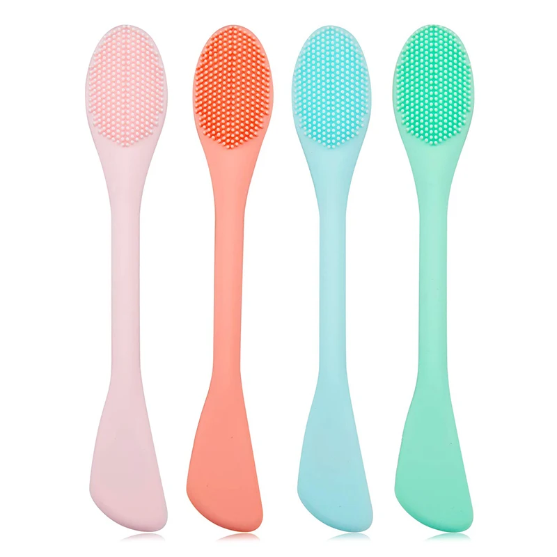 1Pcs Two Uses Professional Face Mask Brushes Clean Face brush Mixing Brush Skin Care Cosmetic Foundation Makeup Brushes Tools