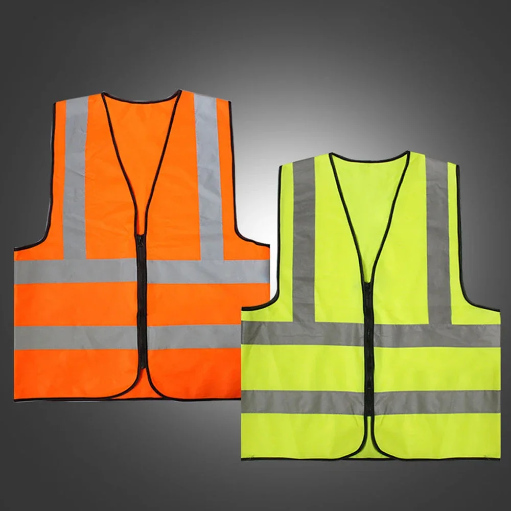 

High Visibility Reflective Work Safety Vest for Men Women Custom Logo Construction Worker Security Working Clothes Hi Vis Vest