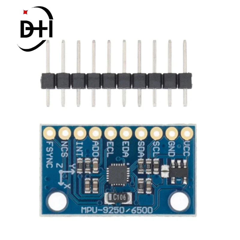 MPU-9250 GY-9250 9-axis sensor module I2C/SPI Communications Thriaxis gyroscope + triaxial accelerometer+triaxial magnetic field