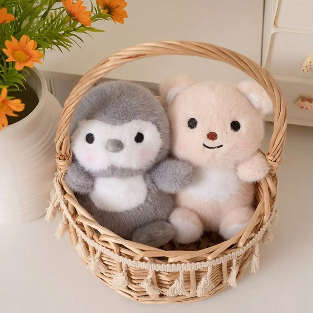 الأرانب الدب الصغير ألعاب من نسيج مخملي الأغنام البيضاء الصغيرة الكرتون الفيل أفخم دمية 16 سنتيمتر لينة الحيوان البطريق دمية #1