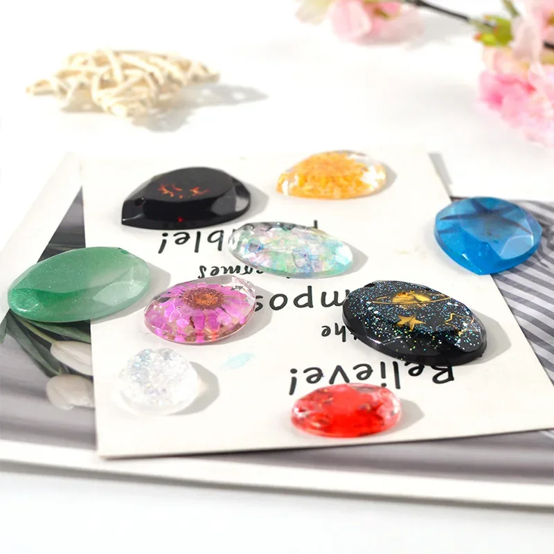 DIY Silicone Pendant Water Drop Gem Mold Epoxy Resin Casing Craft Jewelry Making Tool