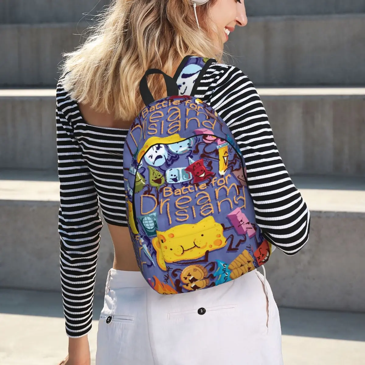 BFDI Four BFB Backpack Hot Sale Daypack Large Capacity Boys Girls BookBag School Bag Shoulder Bags for Men Women
