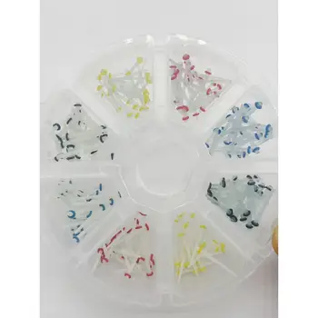 Tandfiberstift i flera storlekar med borrsats Rak skruv Kvartsglasfiberhartsstift Rotfyllningsmaterial för tandrestaurering 8 best sales Dental fibre post - №6