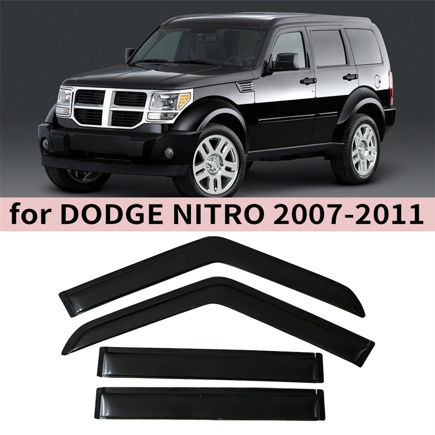 

Оконный козырек для Dodge Nitro 2007-2011, авто, боковые окна, ветрозащитные козырьки, защита от атмосферных воздействий, защита от солнца и дождя, дефлектор окна автомобиля