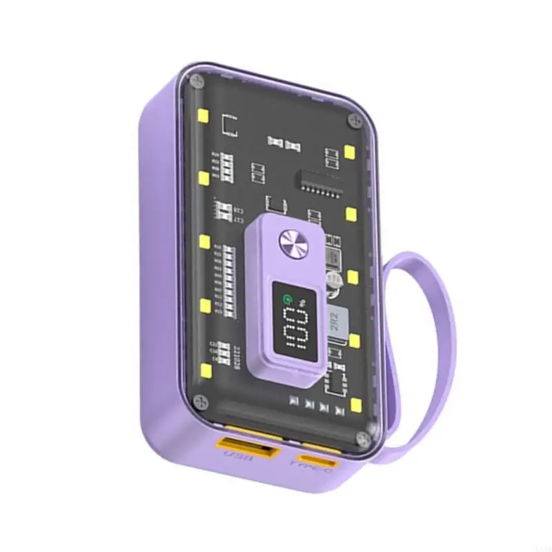 u13b 10000mah battery housing case مربع تخزين كبير السعة مع إمكانيات الشحن السريع توافق متعدد الجهاز