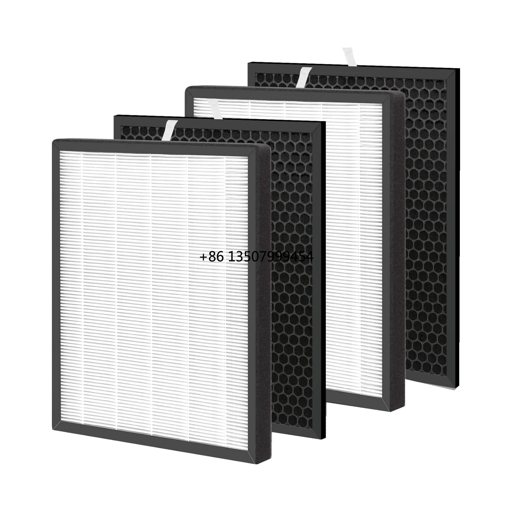 

H13 HEPA Activated Carbon Filter Set High Efficiency Replacement Compatible Blueair 200/300 Series Air Purifiers